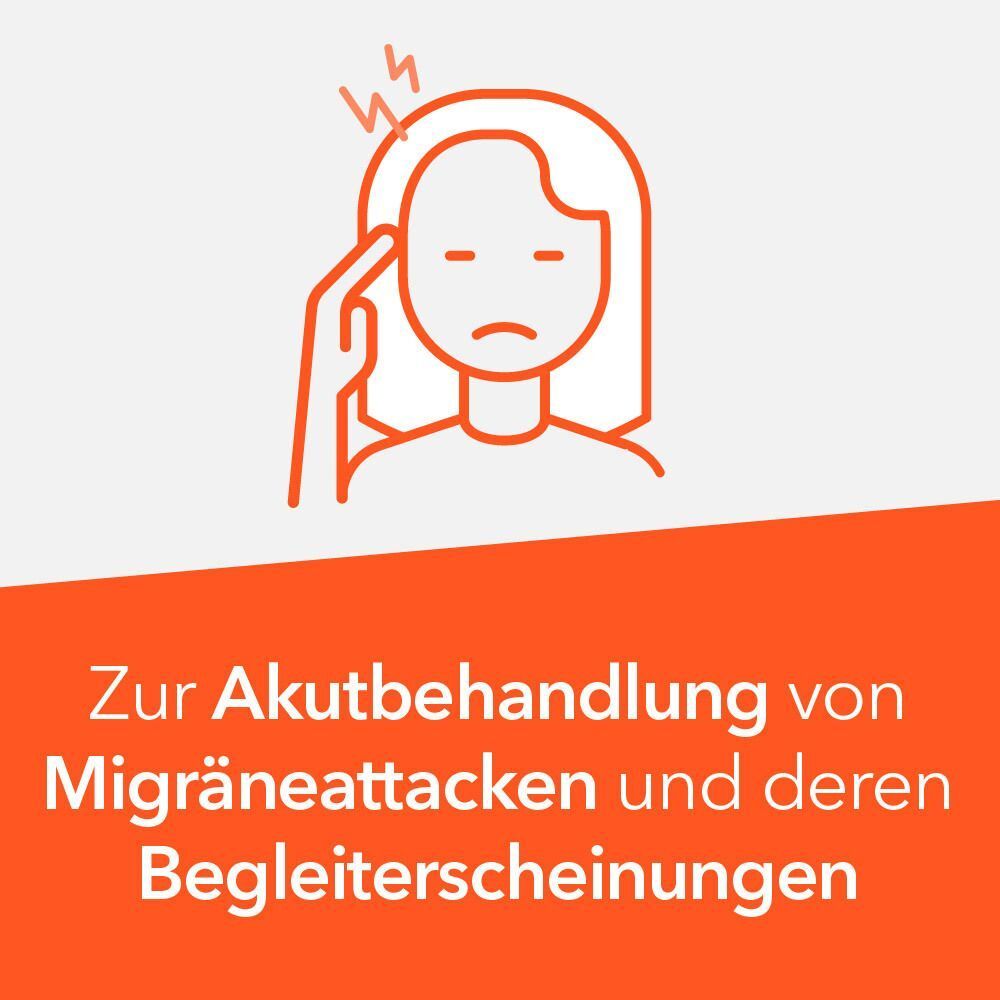 Symbol für die Akutbehandlung von Migräne.