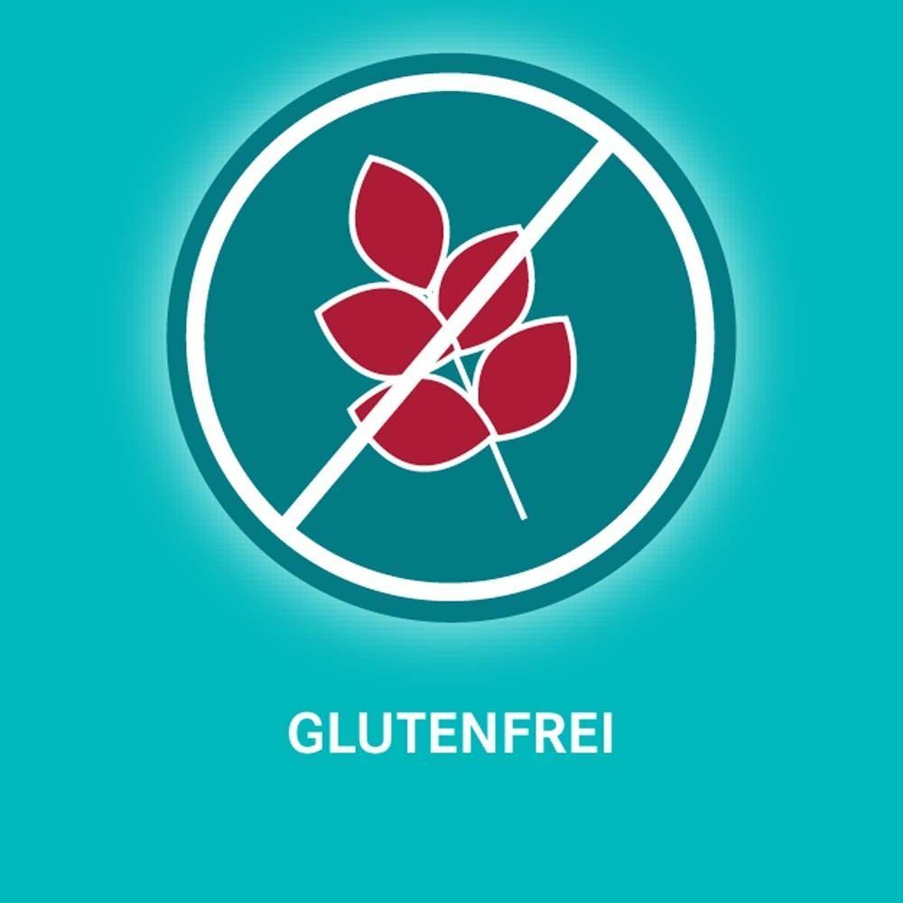 Symbol 'Glutenfrei': durchgestrichene Getreideähre.