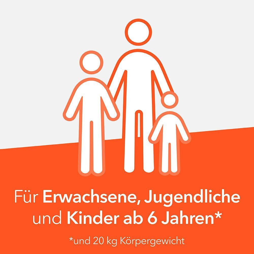 Symbole von Erwachsenen und Kindern für die Altersfreigabe ab 6 Jahren.