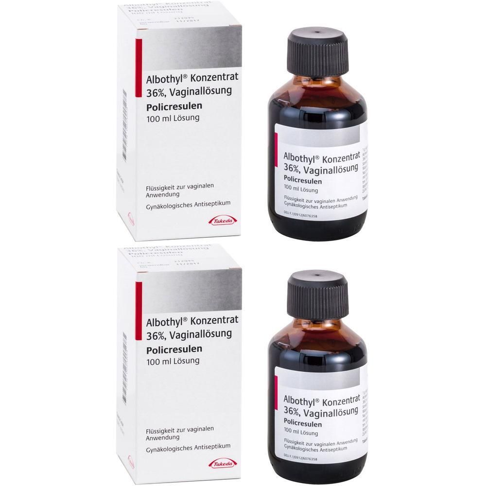 Albothyl Konzentrat 36% Vaginallösung 2x 2x100 ml