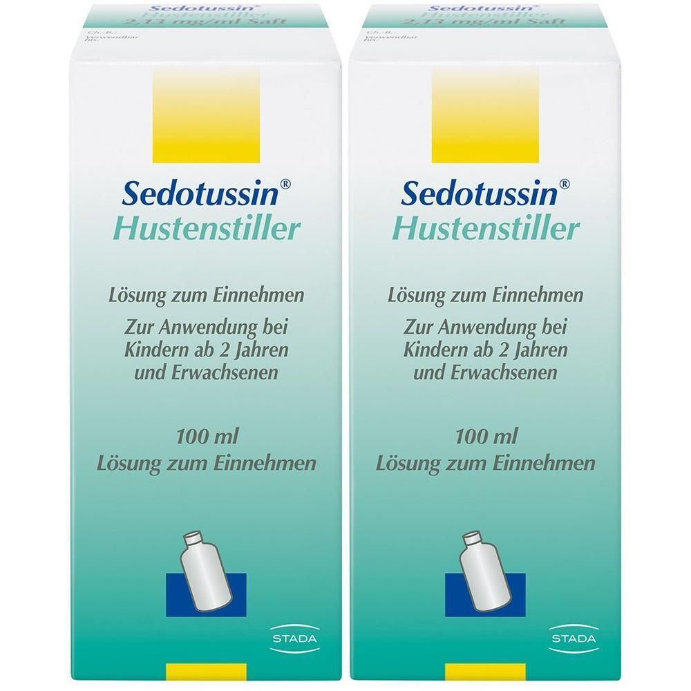 Sedotussin Hustenstiller Saft 2x 2x100 ml Lösung zum Einnehmen