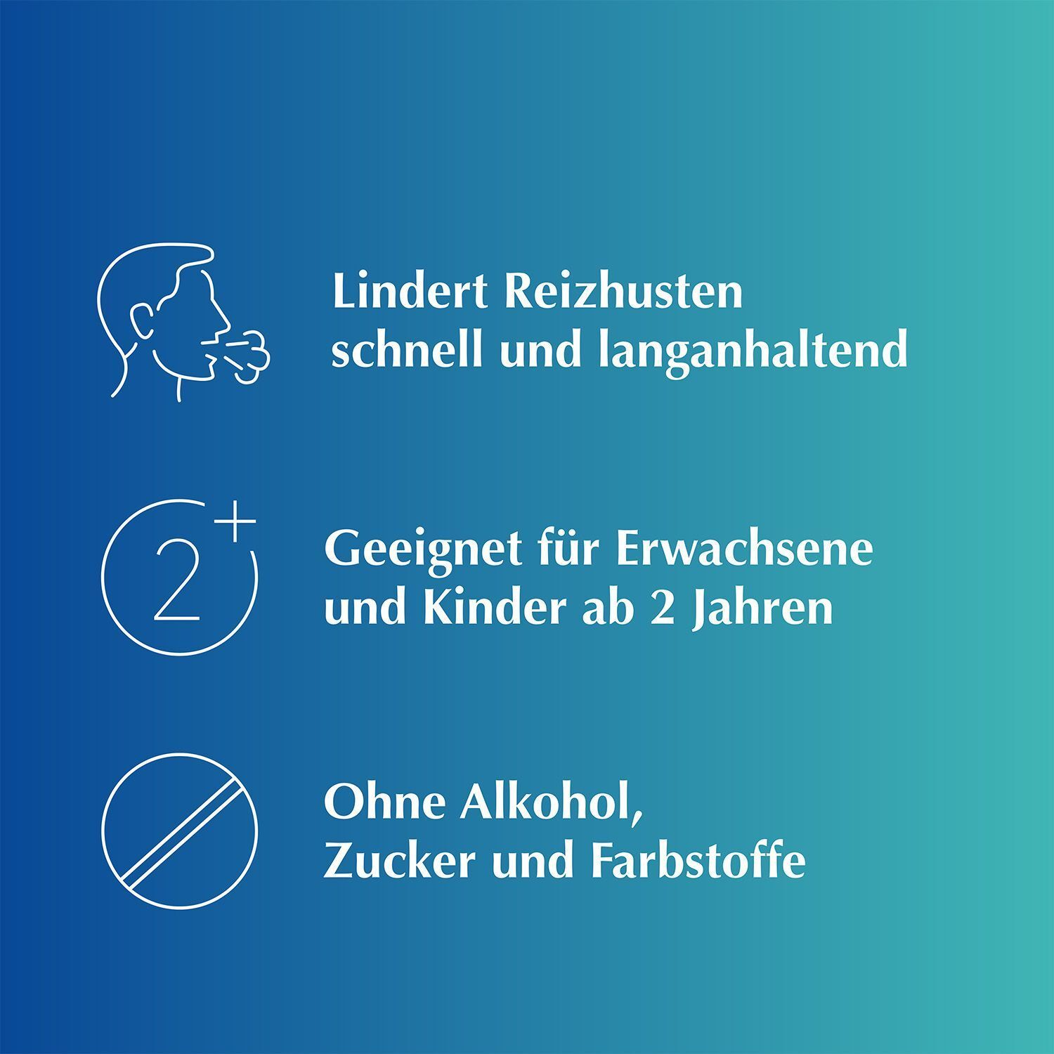 Sedotussin Hustenstiller: Lindert Reizhusten, für Kinder ab 2 Jahren, ohne Alkohol.