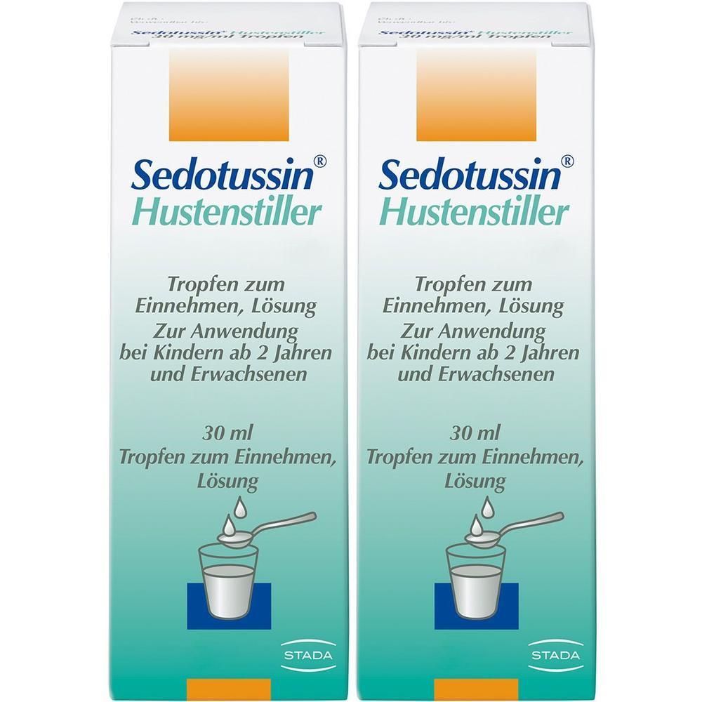 Sedotussin Hustenstiller Tropfen 2x 2x30 ml zum Einnehmen
