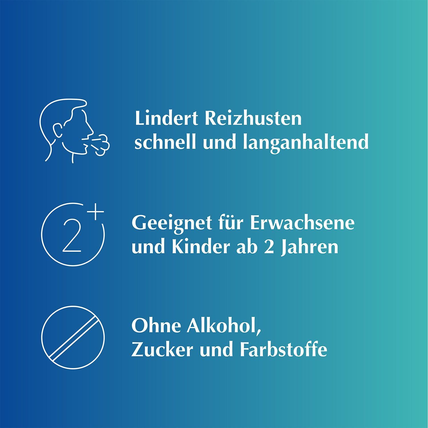 Sedotussin Hustenstiller: Lindert Reizhusten, für Kinder ab 2 Jahre, ohne Alkohol, Zucker, Farbstoffe.