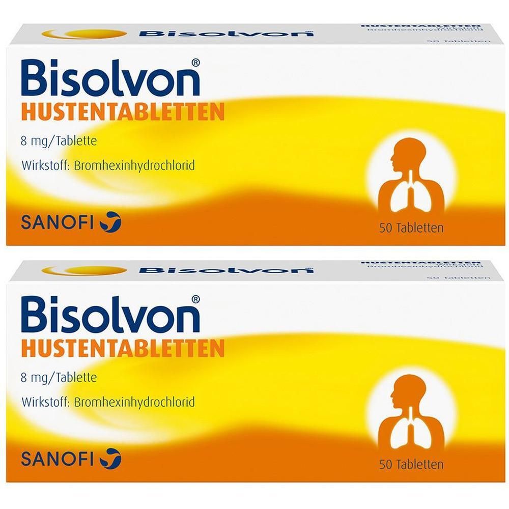Bisolvon Hustentabletten 8 mg 2x 2x50 St Tabletten