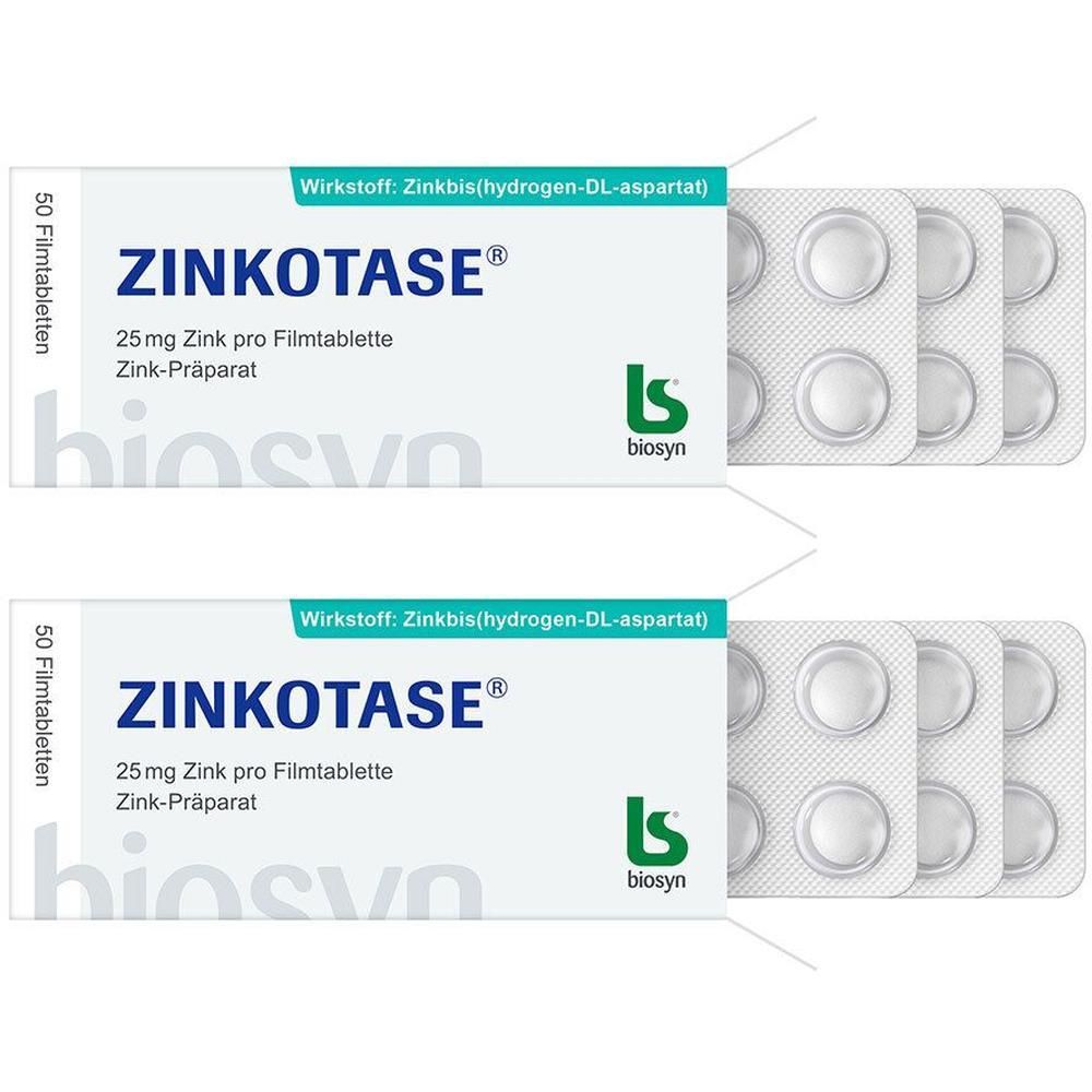Zinkotase Filmtabletten 2x 2x50 St