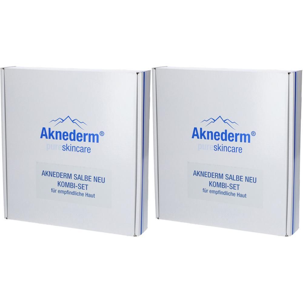Aknederm Salbe Neu Kombiset für empfindliche Haut 2x 2x1 St Kombipackung