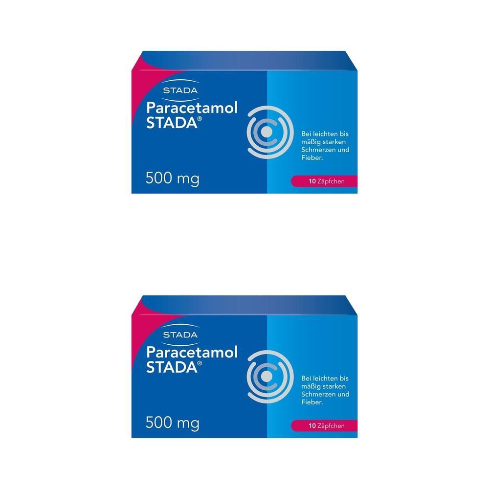 Paracetamol Stada 500 mg Zäpfchen 2x 2x10 St Suppositorien