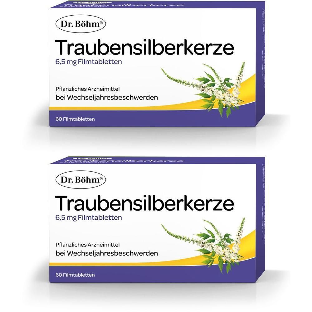 Dr.böhm Traubensilberkerze 6,5 mg Filmtabletten 2x 2x60 St Tabletten