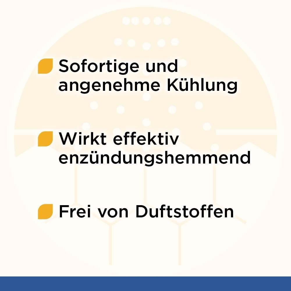 Soventol HydroCort 0,5% Spray: Sofortige Kühlung, entzündungshemmend, frei von Duftstoffen.