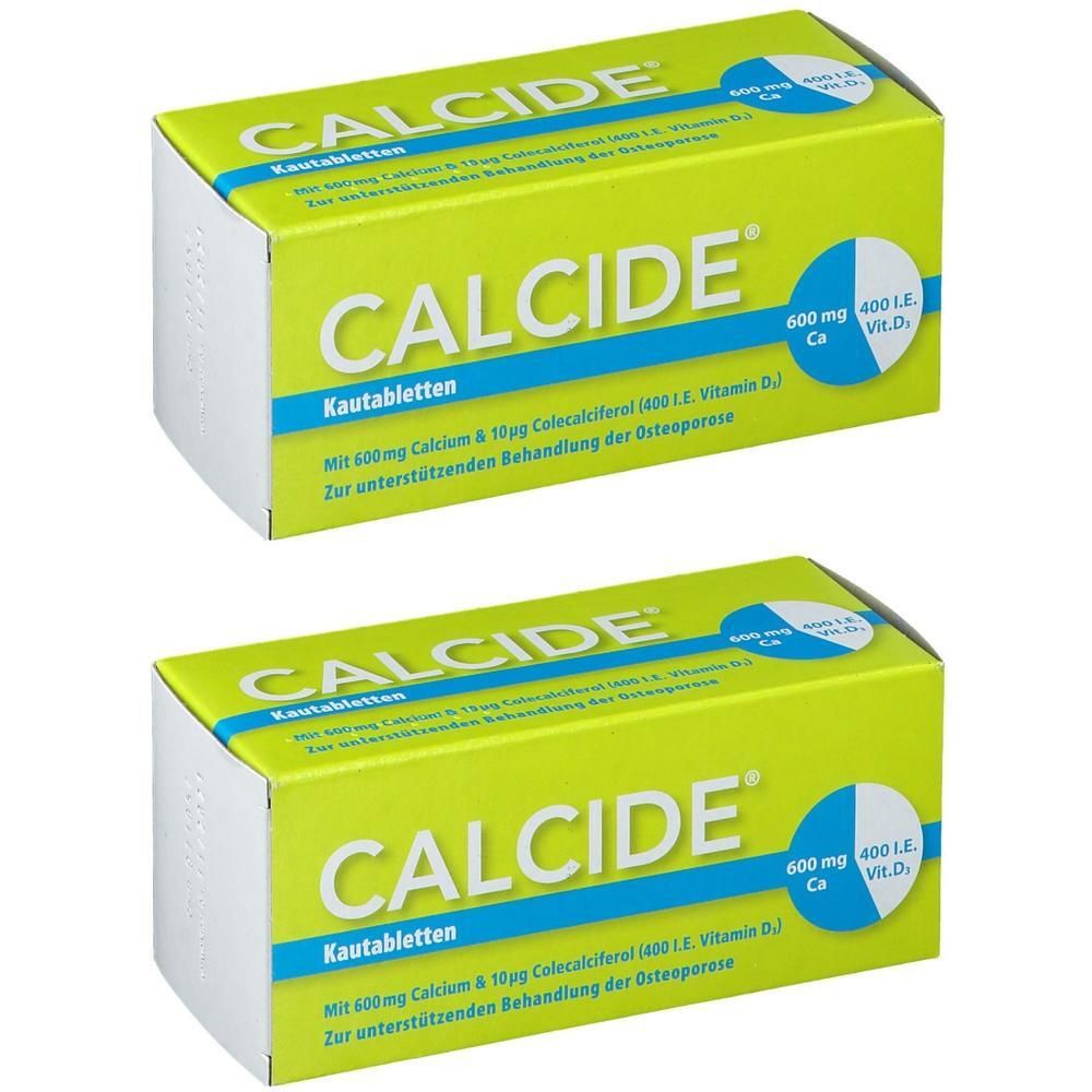 Calcide Kautabletten 2x 2x100 St
