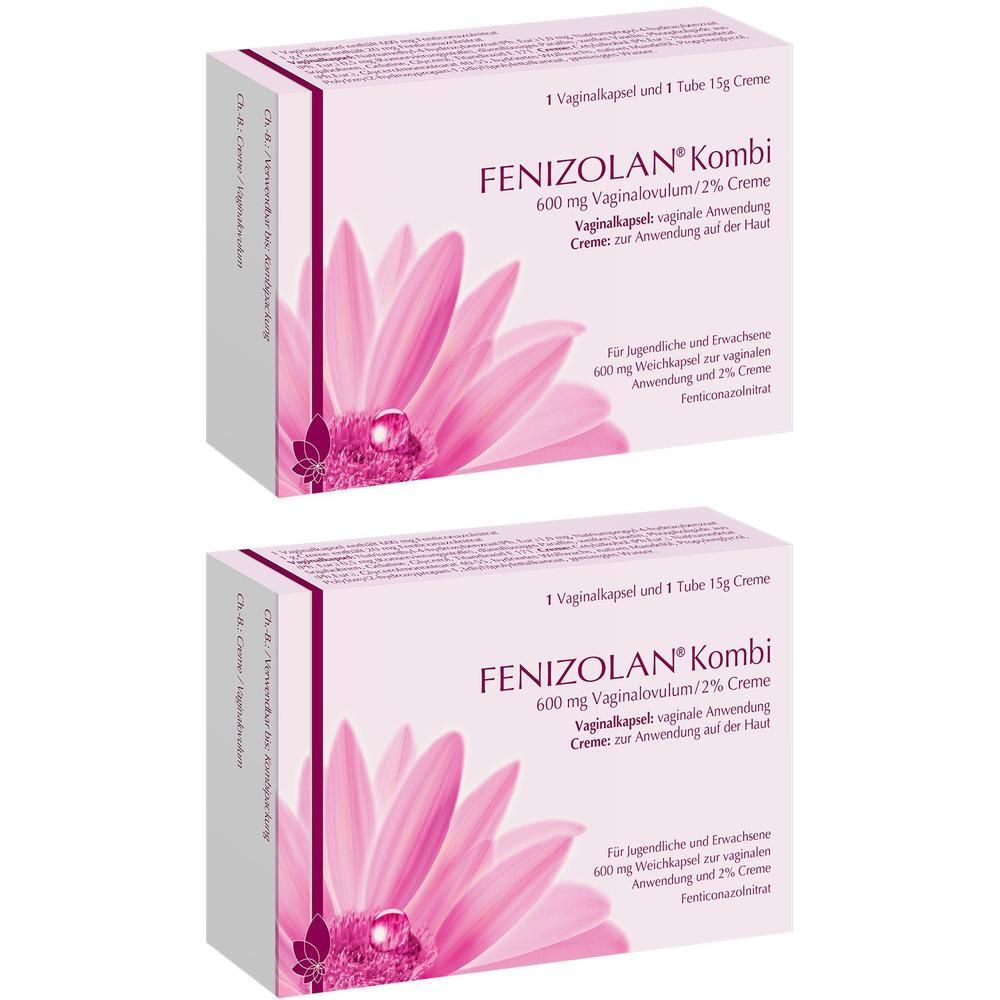 Fenizolan Kombi 600 mg Vaginalovulum+2% Creme 2x 2x1 St Kombipackung
