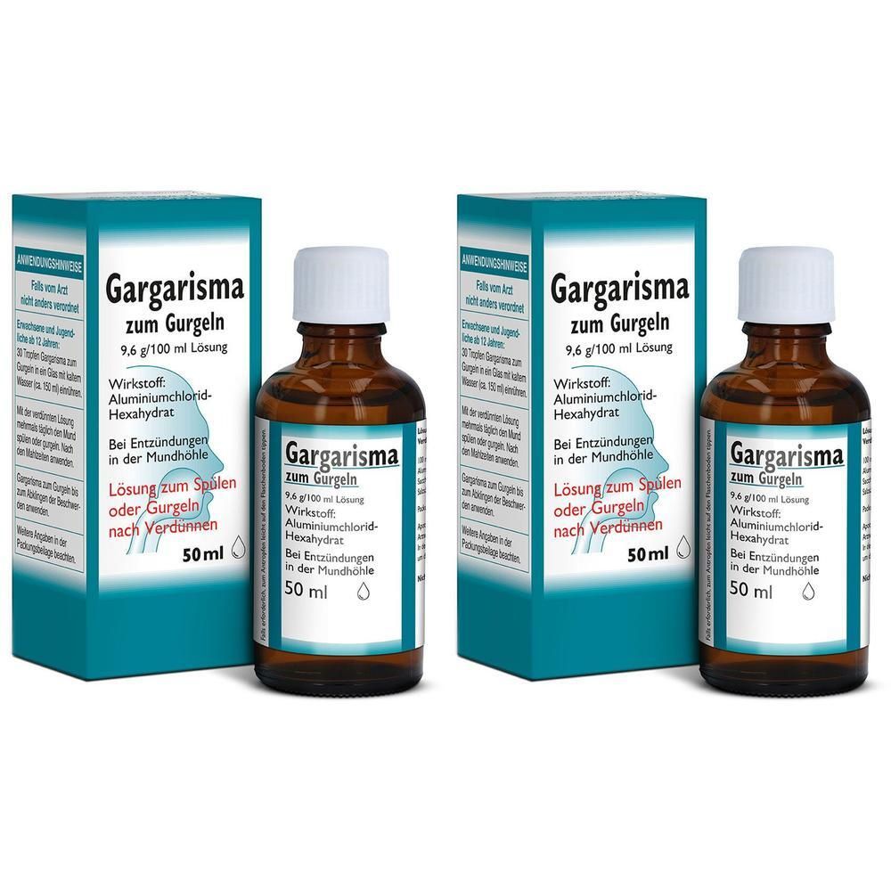 Gargarisma zum Gurgeln Liquidum 2x 2x50 ml