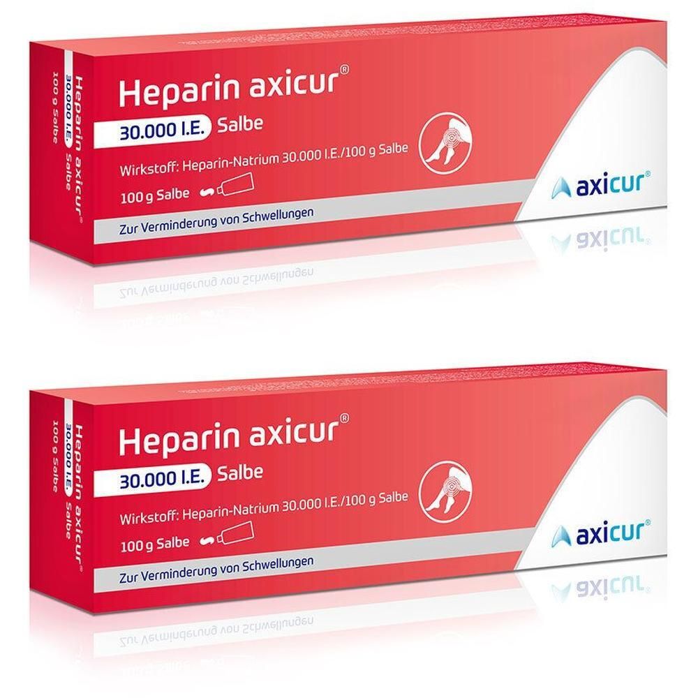 Heparin Axicur 30.000 I.e. Salbe 2x 2x100 g