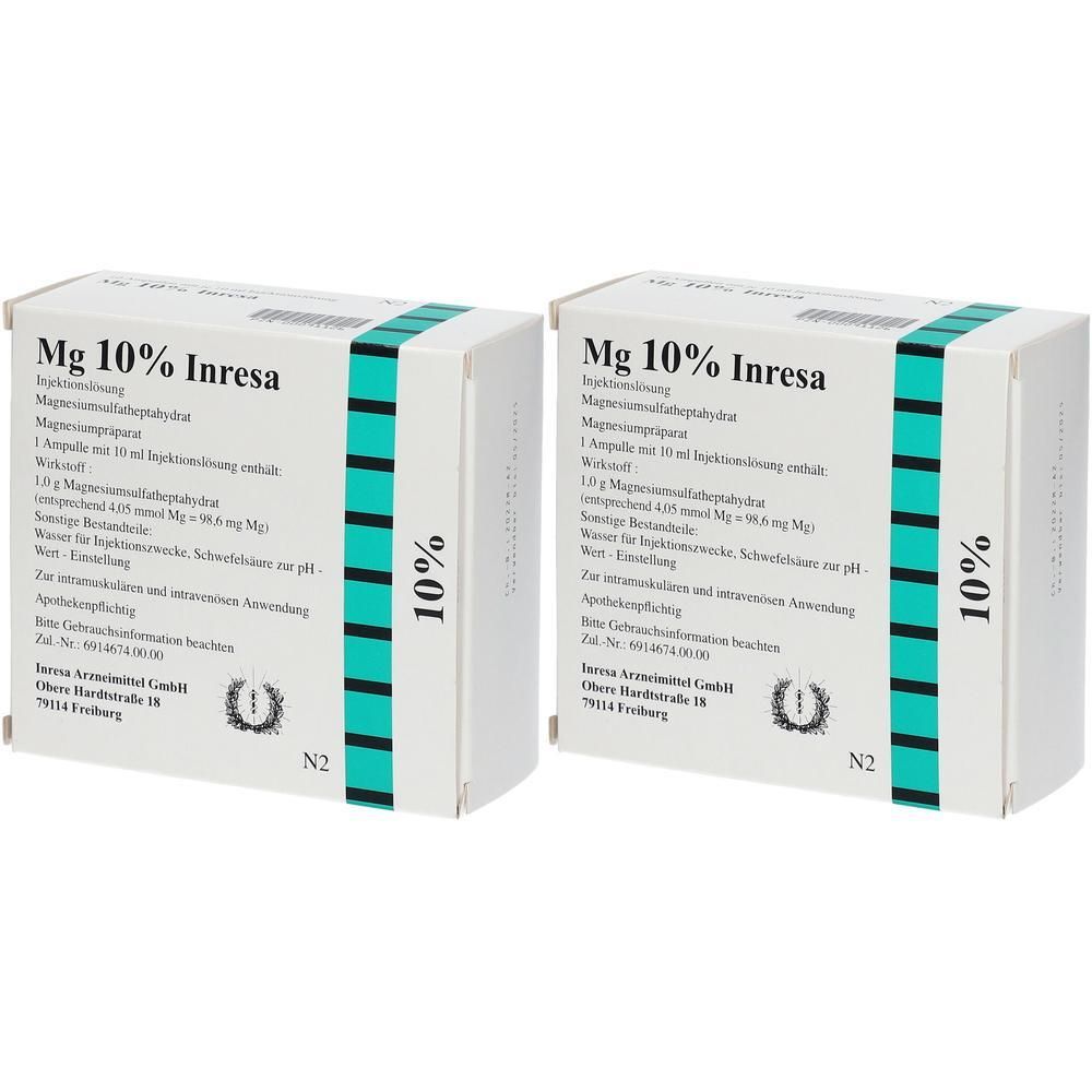 MG 10% Inresa Injektionslösung 2x 2x10x10 ml