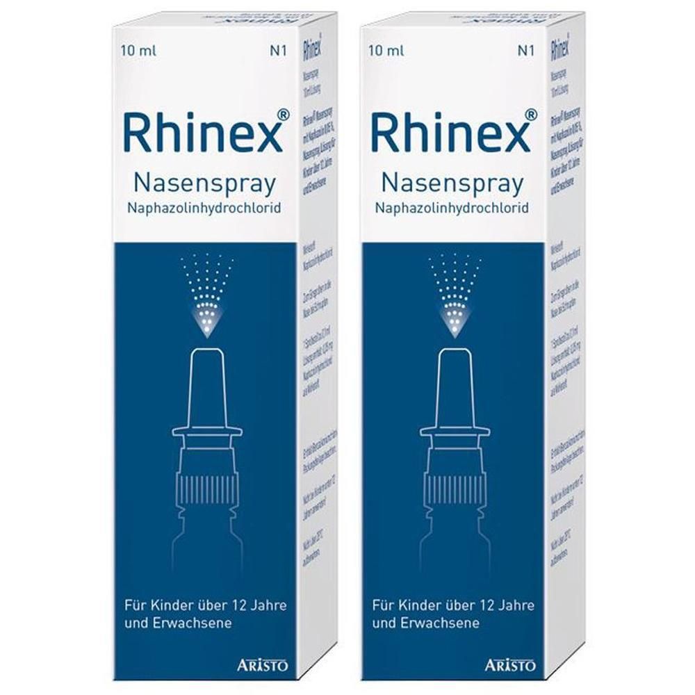 Rhinex Nasenspray + Naphazolin 0,05 2x 2x10 ml