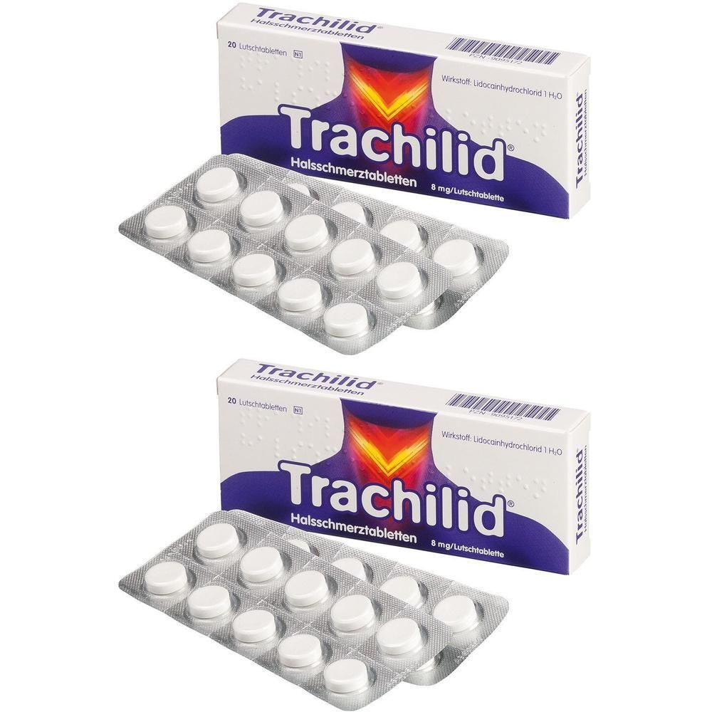 Trachilid Halsschmerztabletten Lutschtabletten 2x 2x20 St