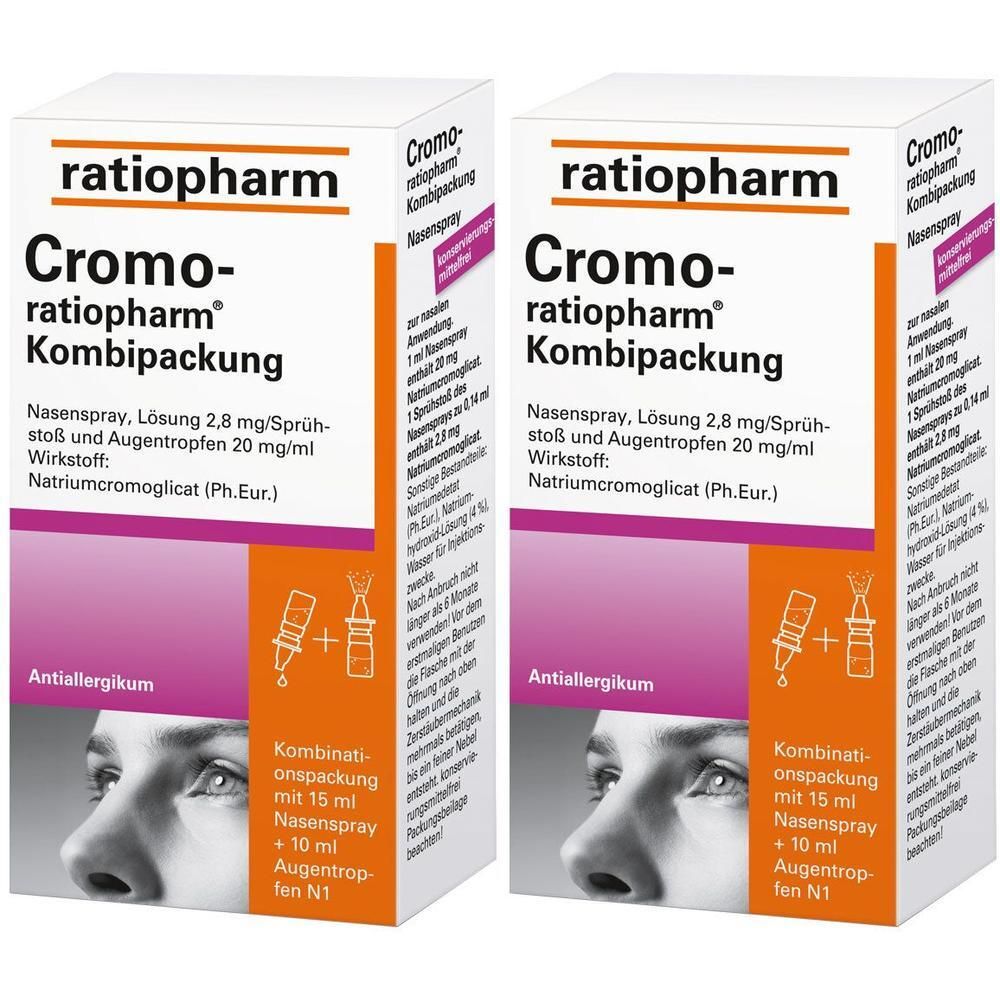 Cromo-Ratiopharm Kombipackung 2x 2x1 St
