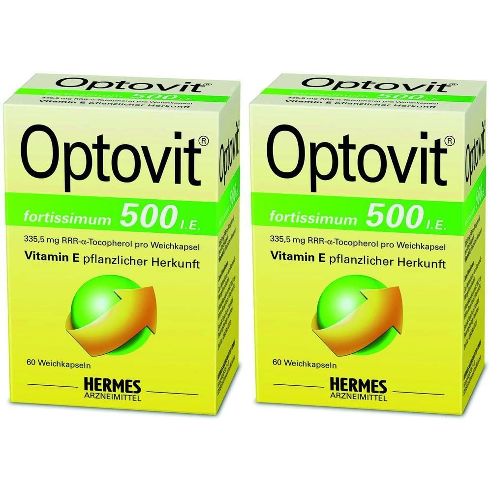 Optovit fortissimum 500 Kapseln 2x 2x60 St
