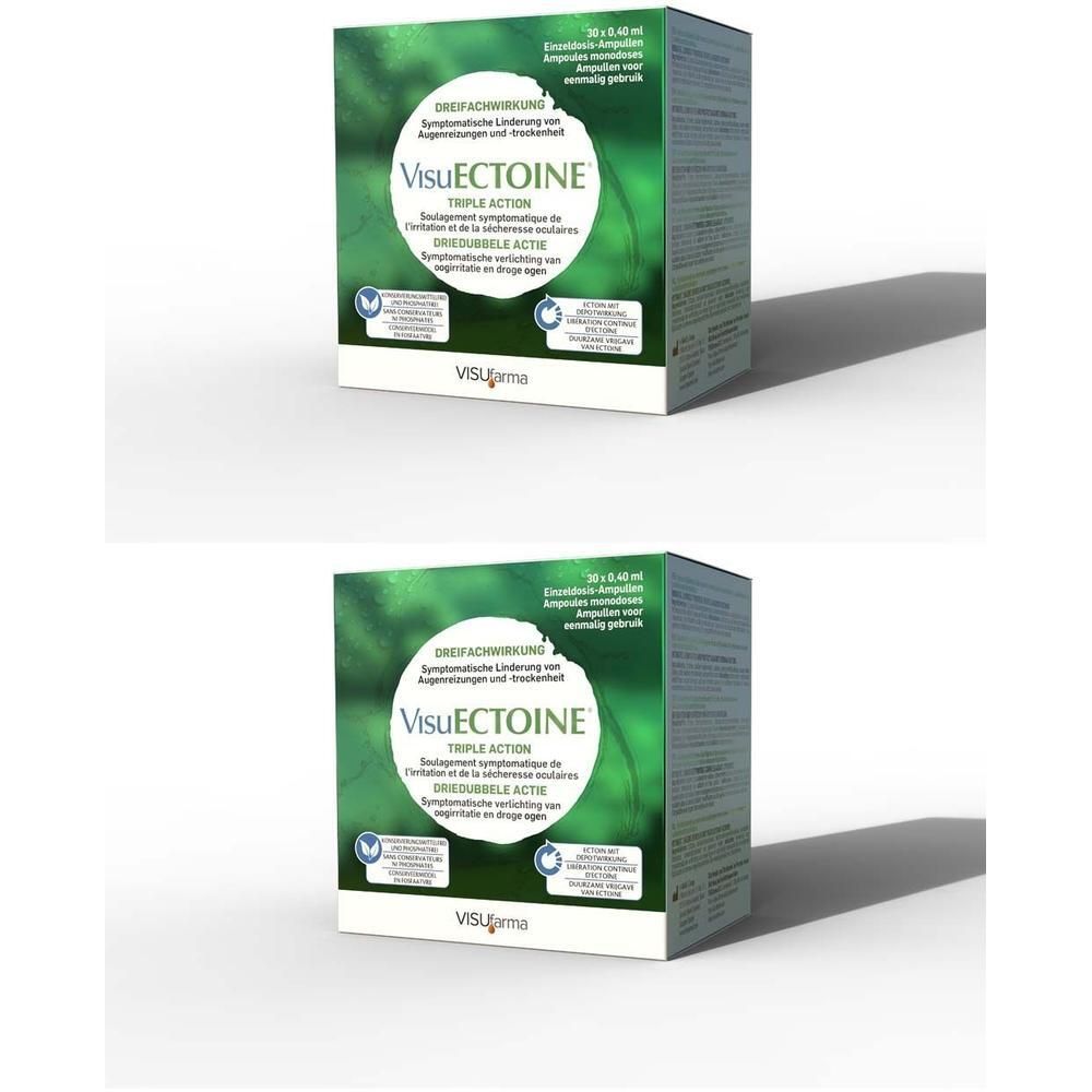Visuectoine Augentropfen Einzeldosis-Ampullen 2x 2x30x0,4 ml