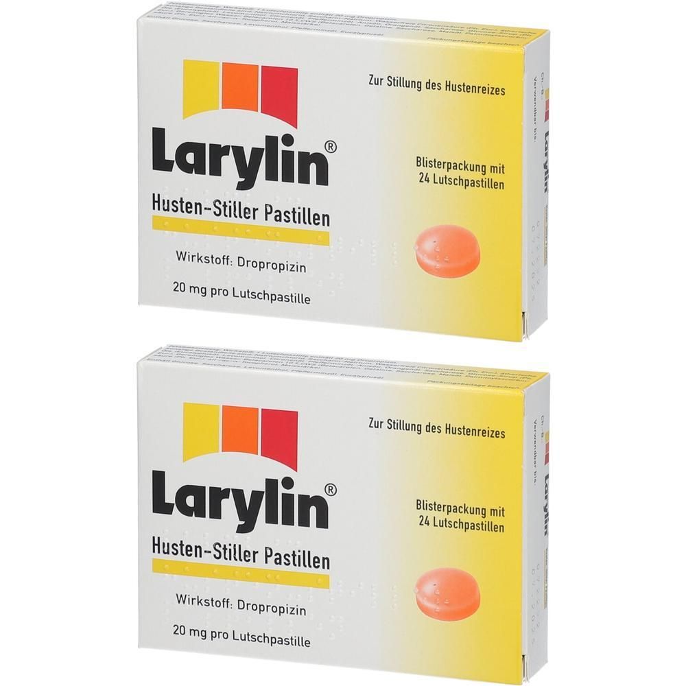 Larylin Husten-Stiller Lutschpastillen 2x 2x24 St