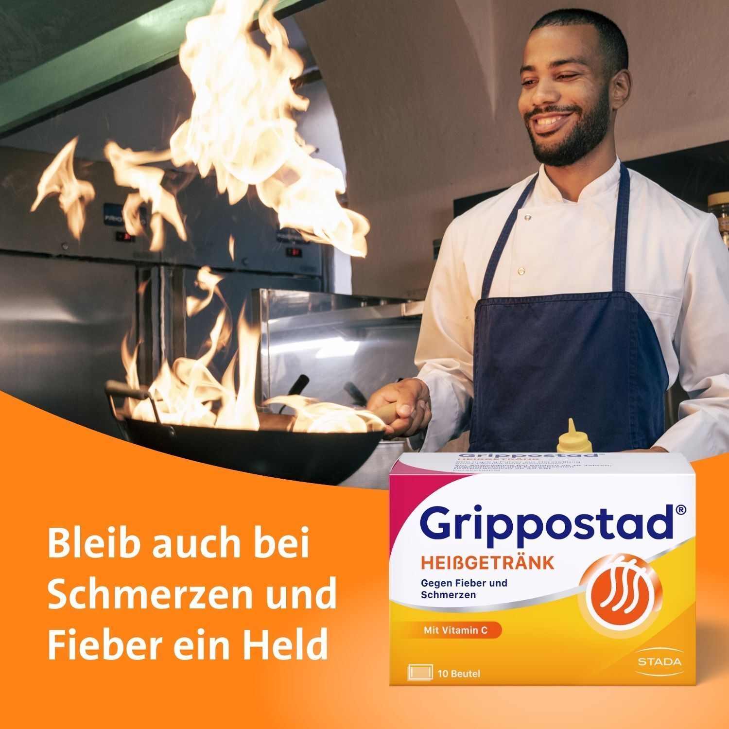 Grippostad® Heißgetränk gegen Schmerzen und Fieber