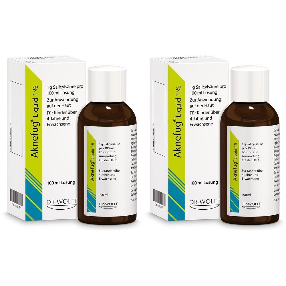 Aknefug liquid 1% Lösung 2x 2x100 ml