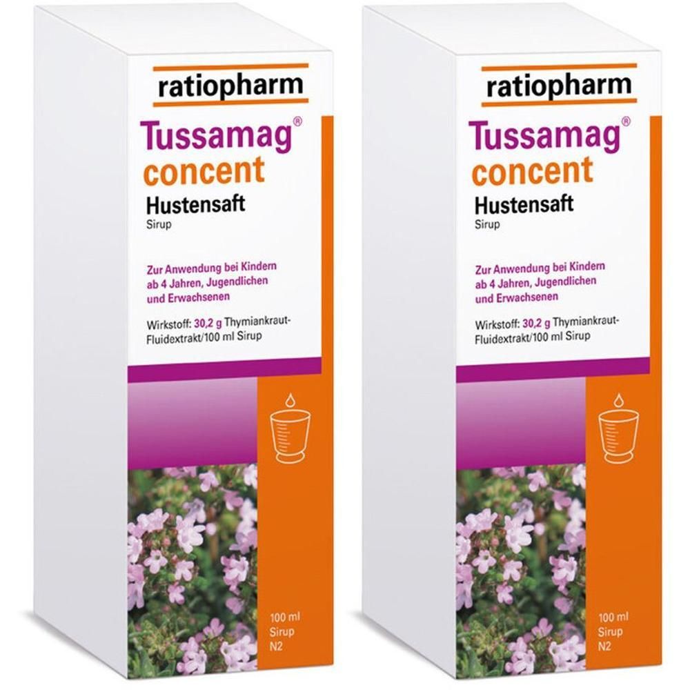 Tussamag concent Hustensaft 30,2 g/100 ml Sirup 2x 2x100