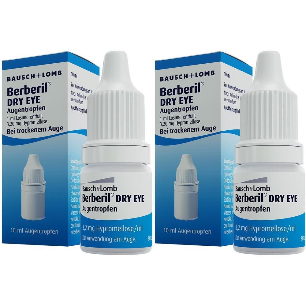 Berberil Dry Eye Augentropfen 2x 2x10 ml