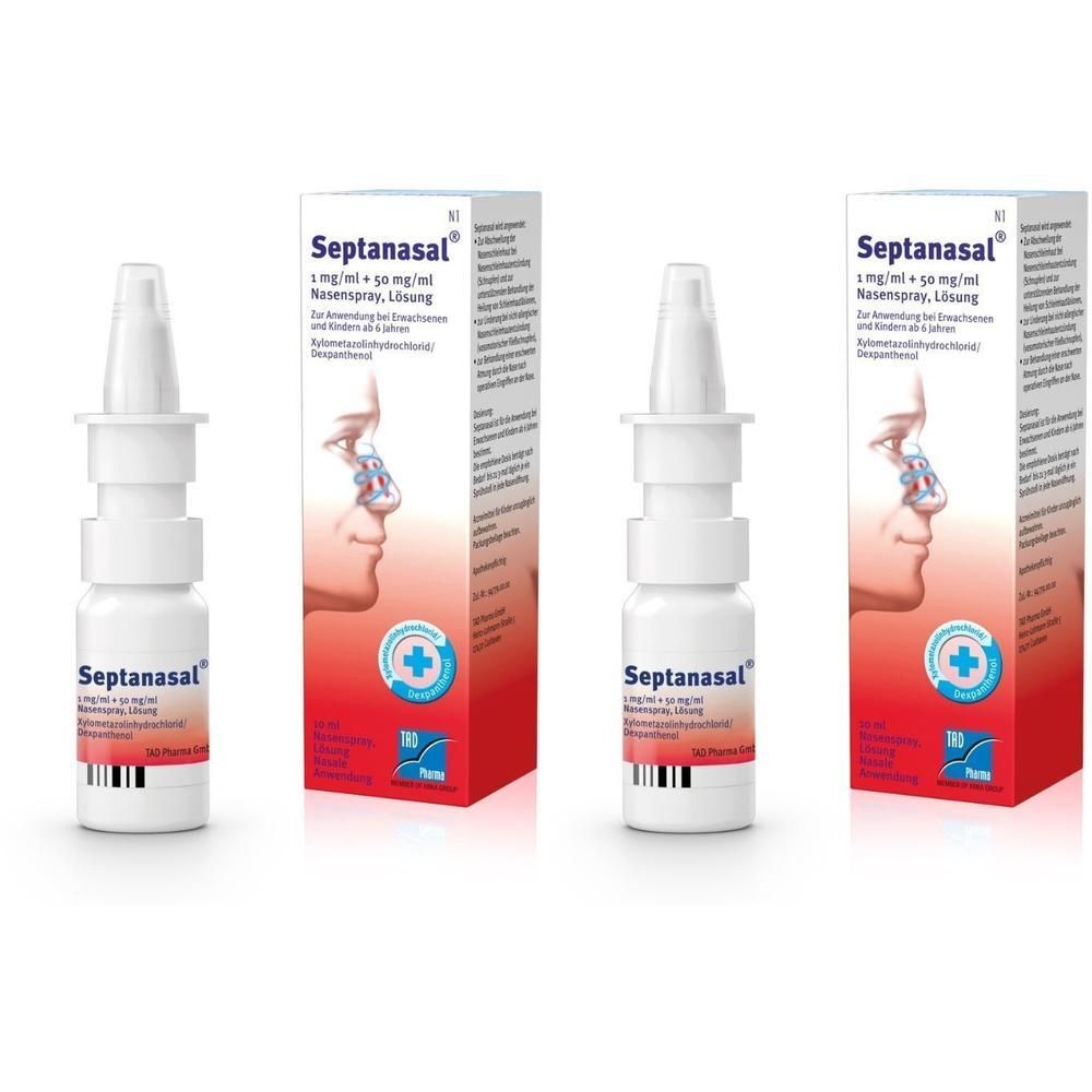 Septanasal 1 mg/ml + 50 Nasenspray 2x 2x10 ml