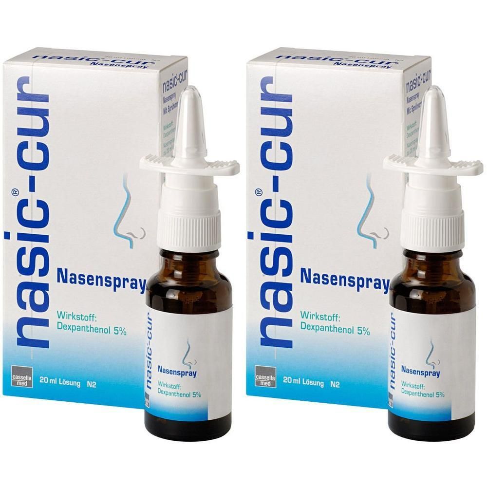 Nasic-Cur Nasenspray 2x 2x20 ml