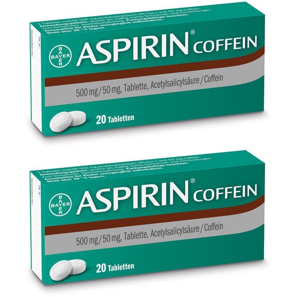 Aspirin Coffein Tabletten 2x 2x20 St