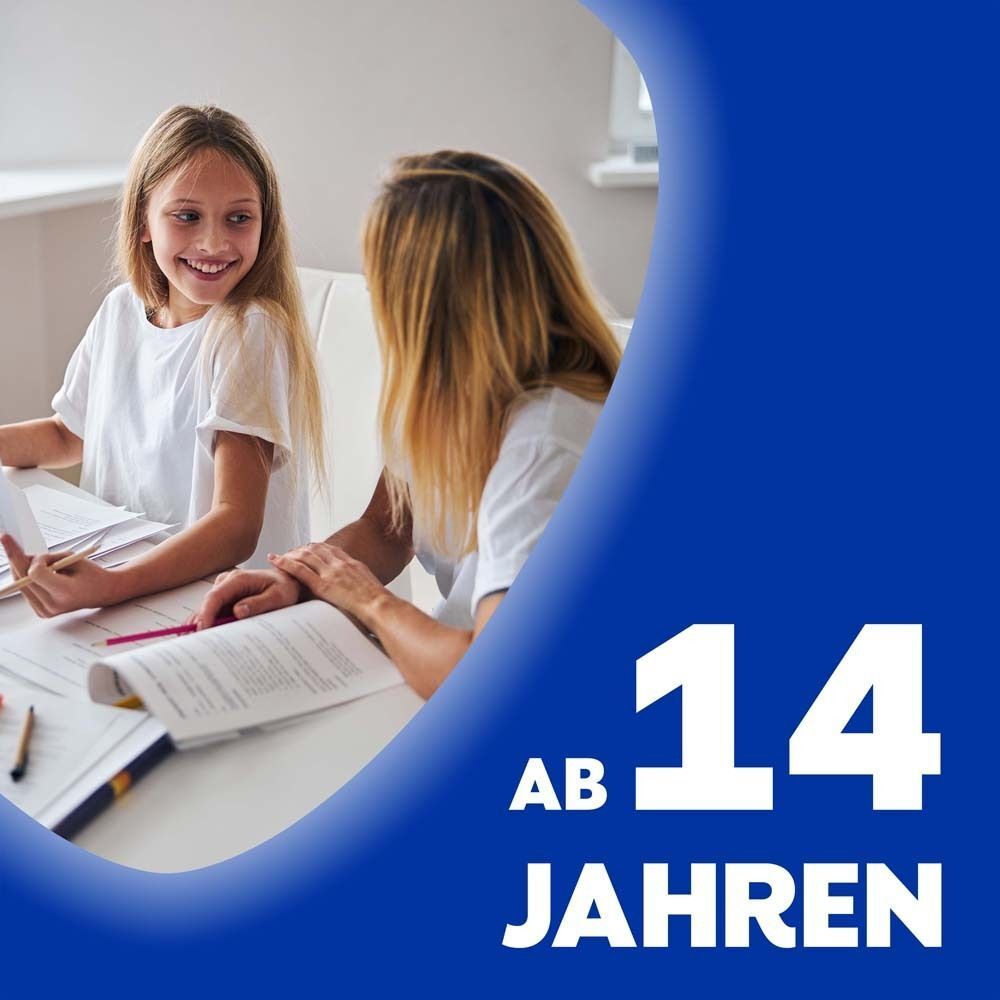Mutter und Tochter lernen. Geeignet ab 14 Jahren.