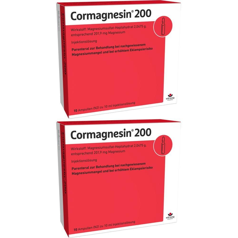 Cormagnesin 200 Ampullen 2x 2x10x10 ml