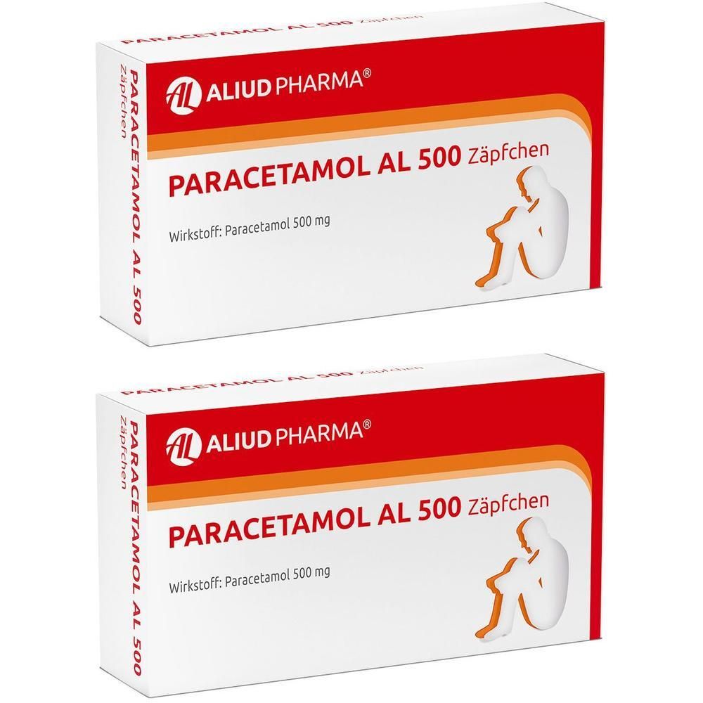 Paracetamol AL 500 Suppositorien 2x 2x10 St