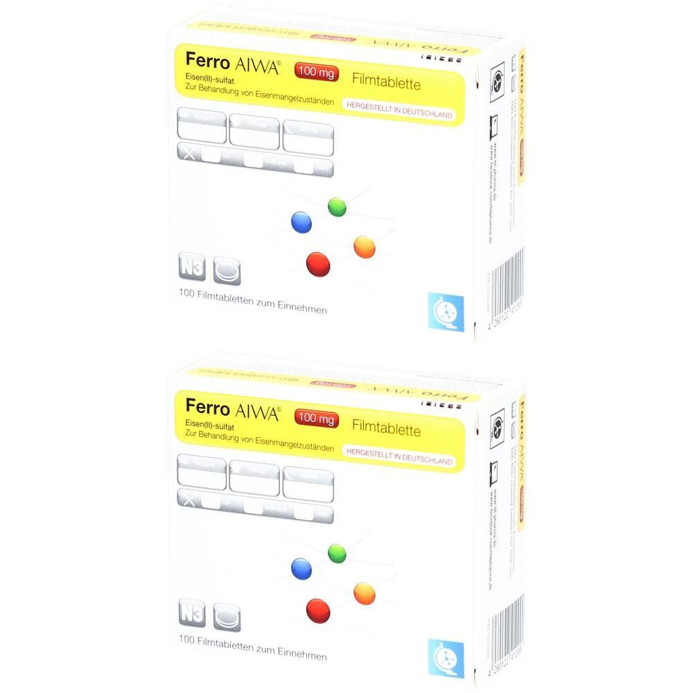 Ferro Aiwa 100 mg Filmtabletten 2x 2x100 St