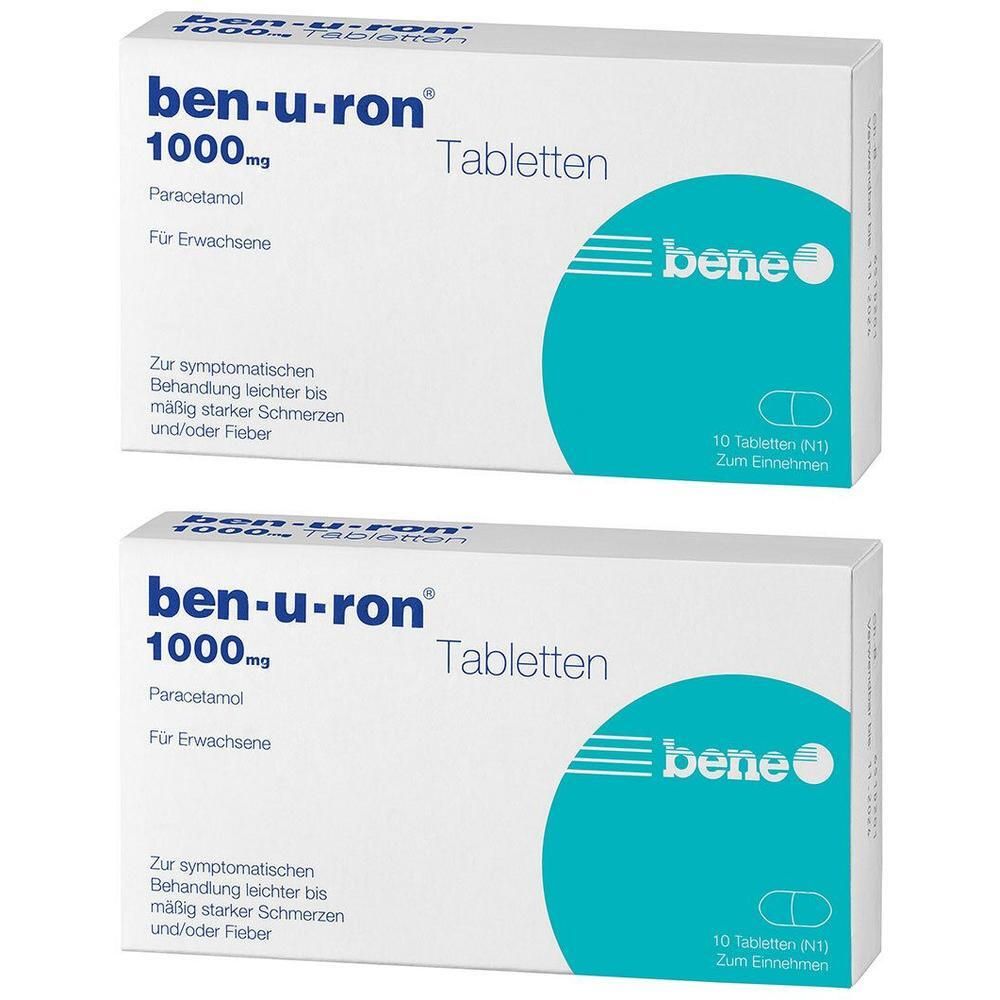 Ben-U-Ron 1.000 mg Tabletten 2x 2x10 St
