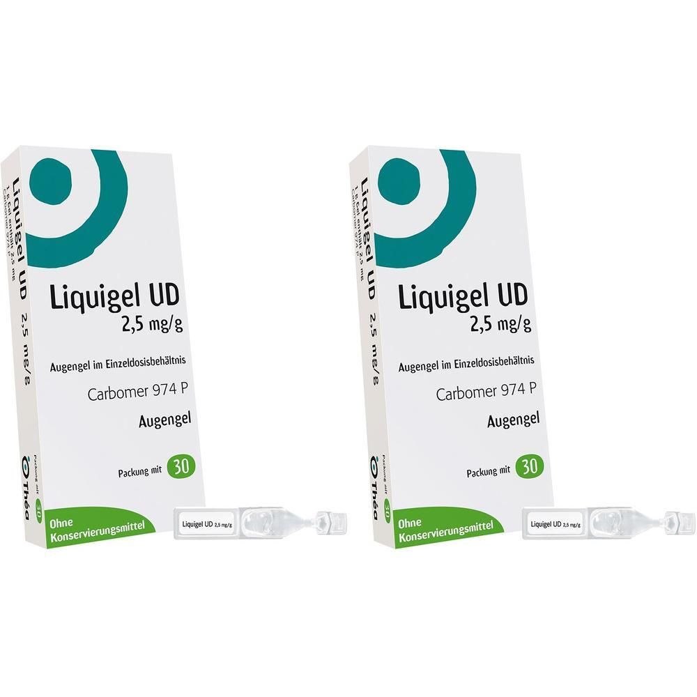 Liquigel UD 2,5mg/g Augengel i.Einzeldosisbeh. 2x 2x30x0,5 g Einzeldosispipetten