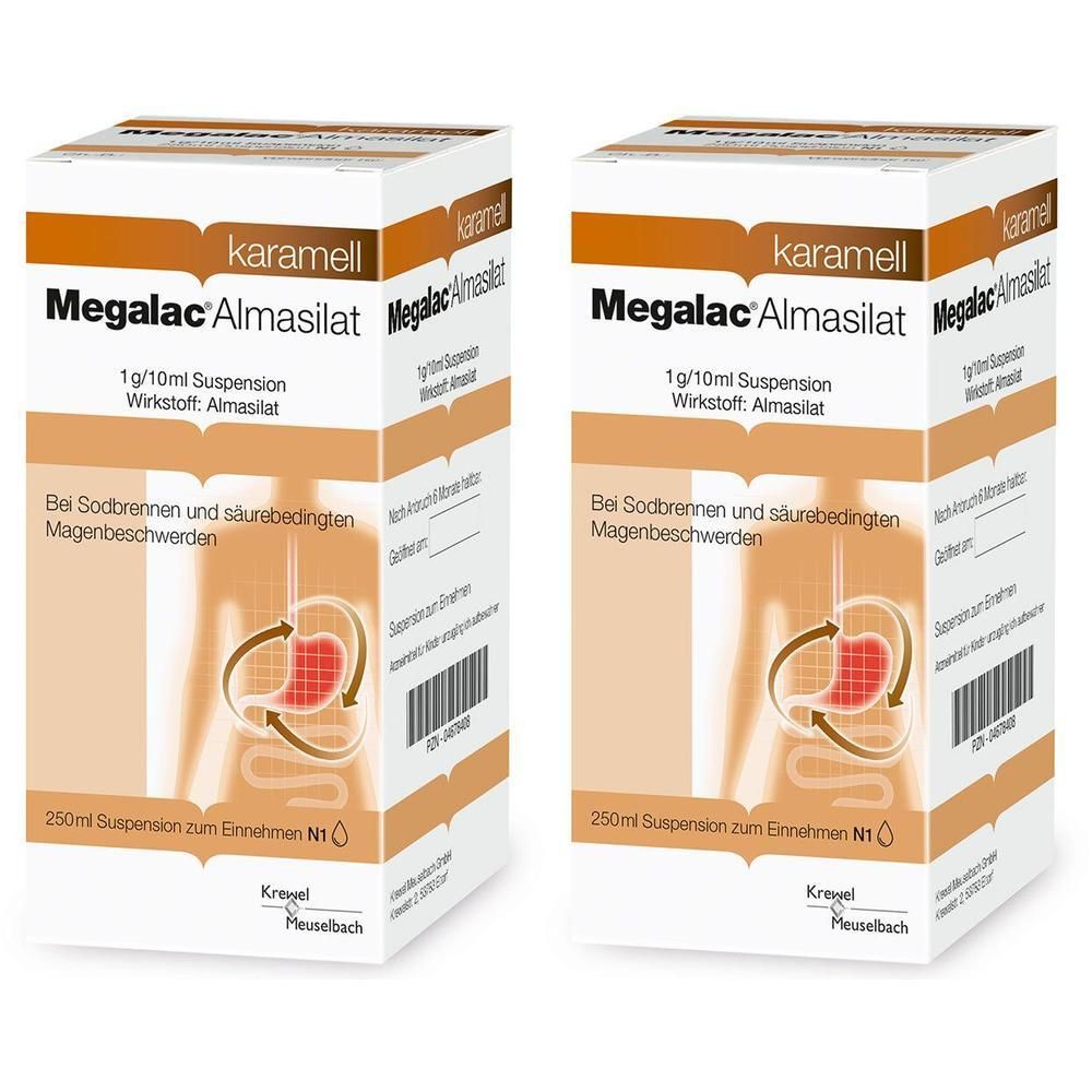 Megalac Almasilat Suspension 2x 2x250 ml