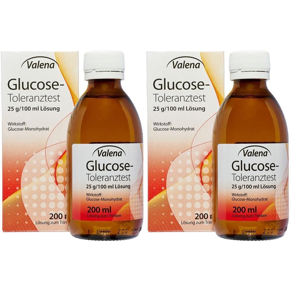 Glucose-Toleranztest 25 g/100 ml Lösung 2x 2x200