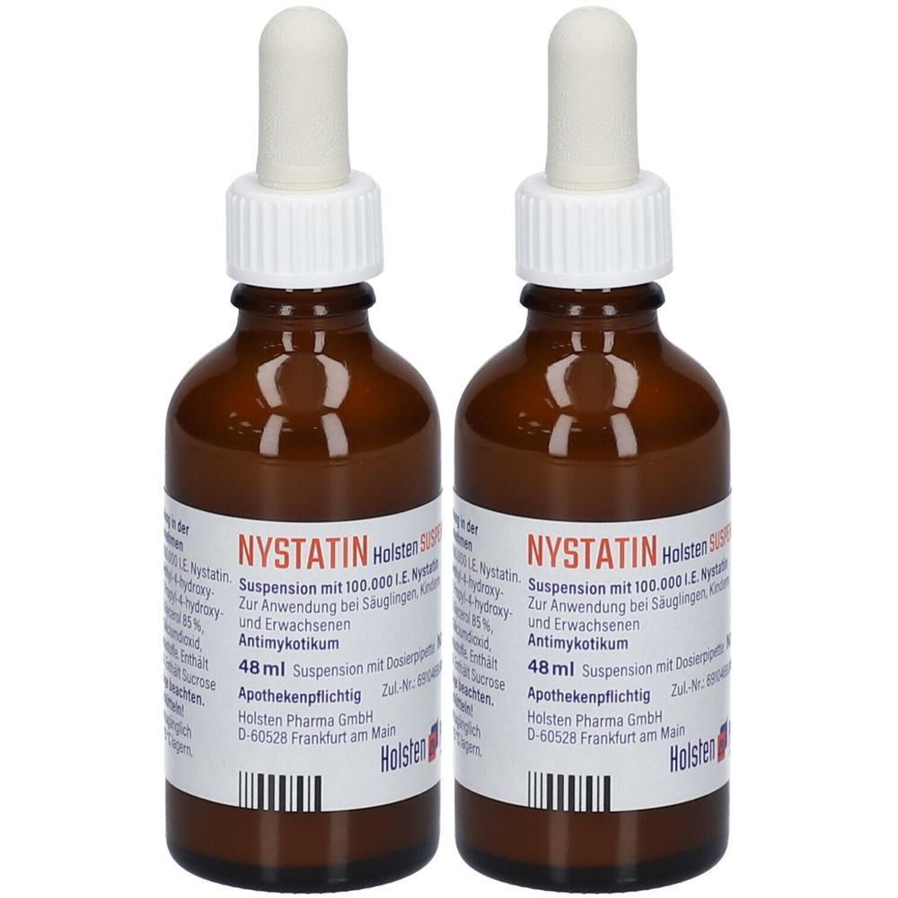 Nystatin Holsten Suspension 2x 2x48 ml