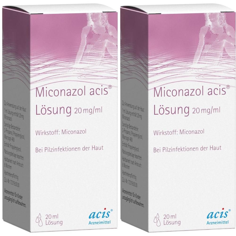 Miconazol acis Lösung 2x 2x20 ml