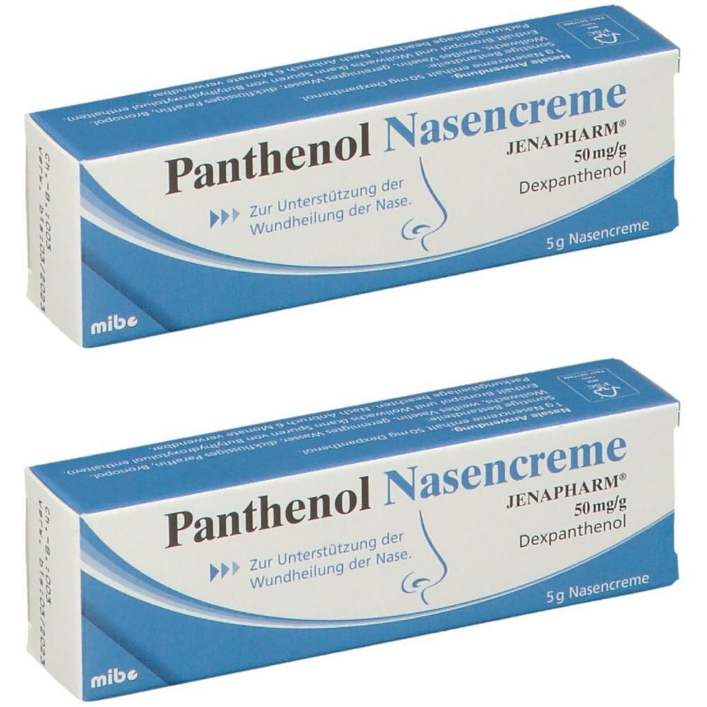 Panthenol Nasencreme Jenapharm 2x 2x5 g Creme