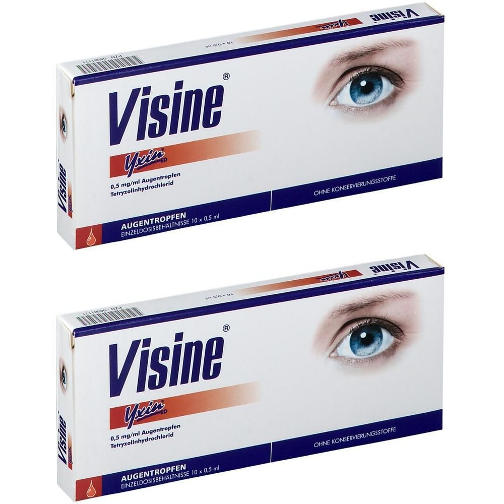 Visine Yxin ED Einzeldosispipetten 2x 2x10x0,5 ml