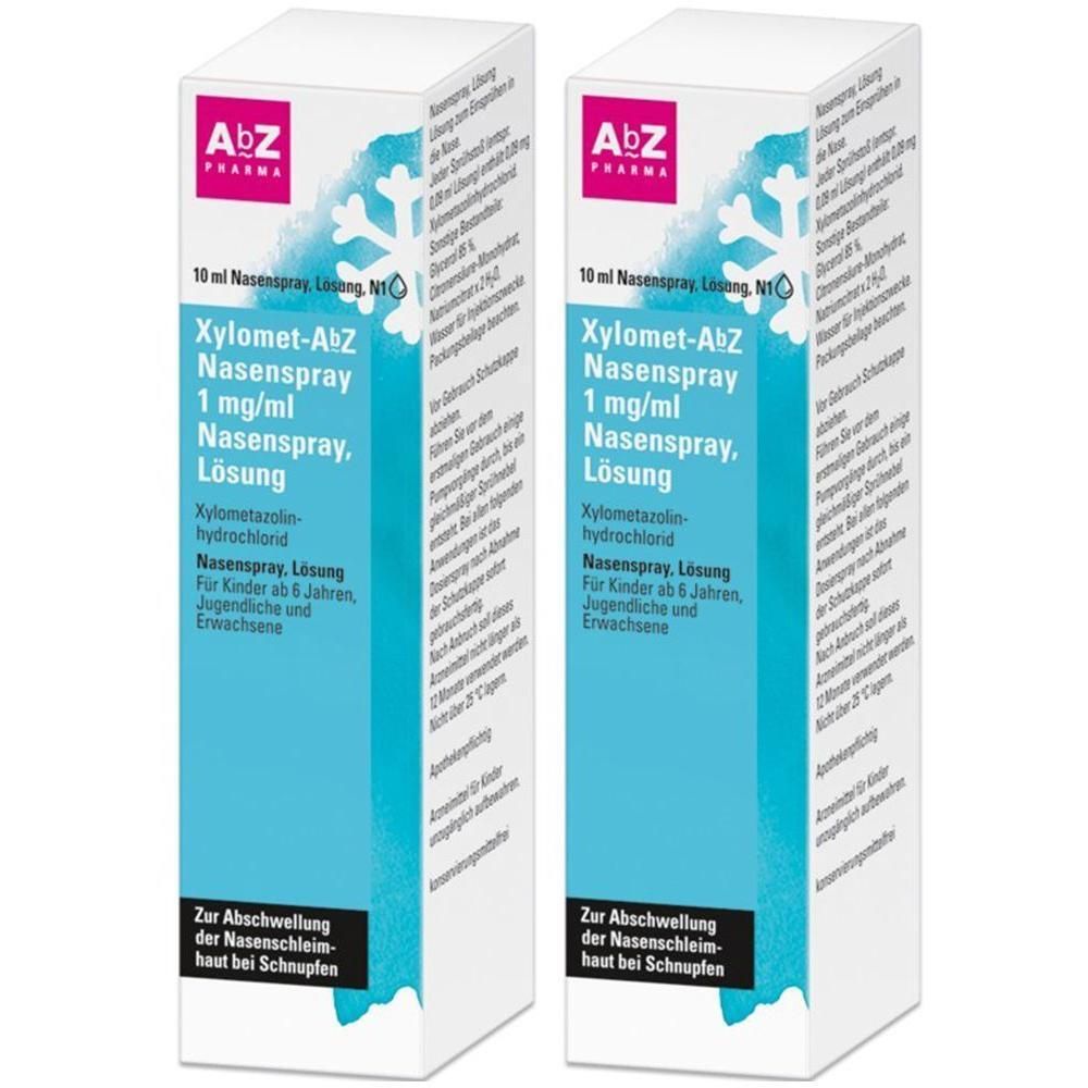 XYLOMET-AbZ Nasenspray 1 mg/ml 2x 2x10 ml