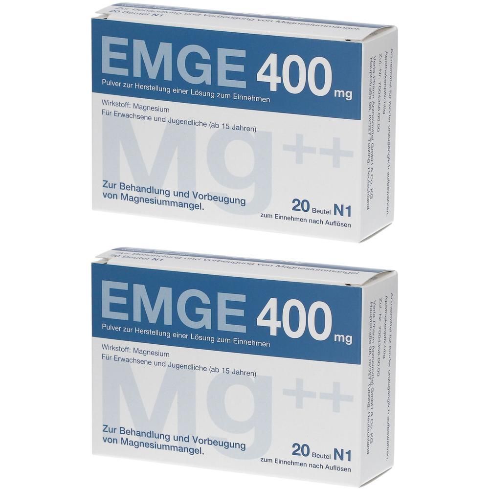 Emge 400 mg Pulver z.Herst.e.Lösung z.Einnehmen 2x 2x20 St zur Herstellung einer Lösung zum Einnehmen