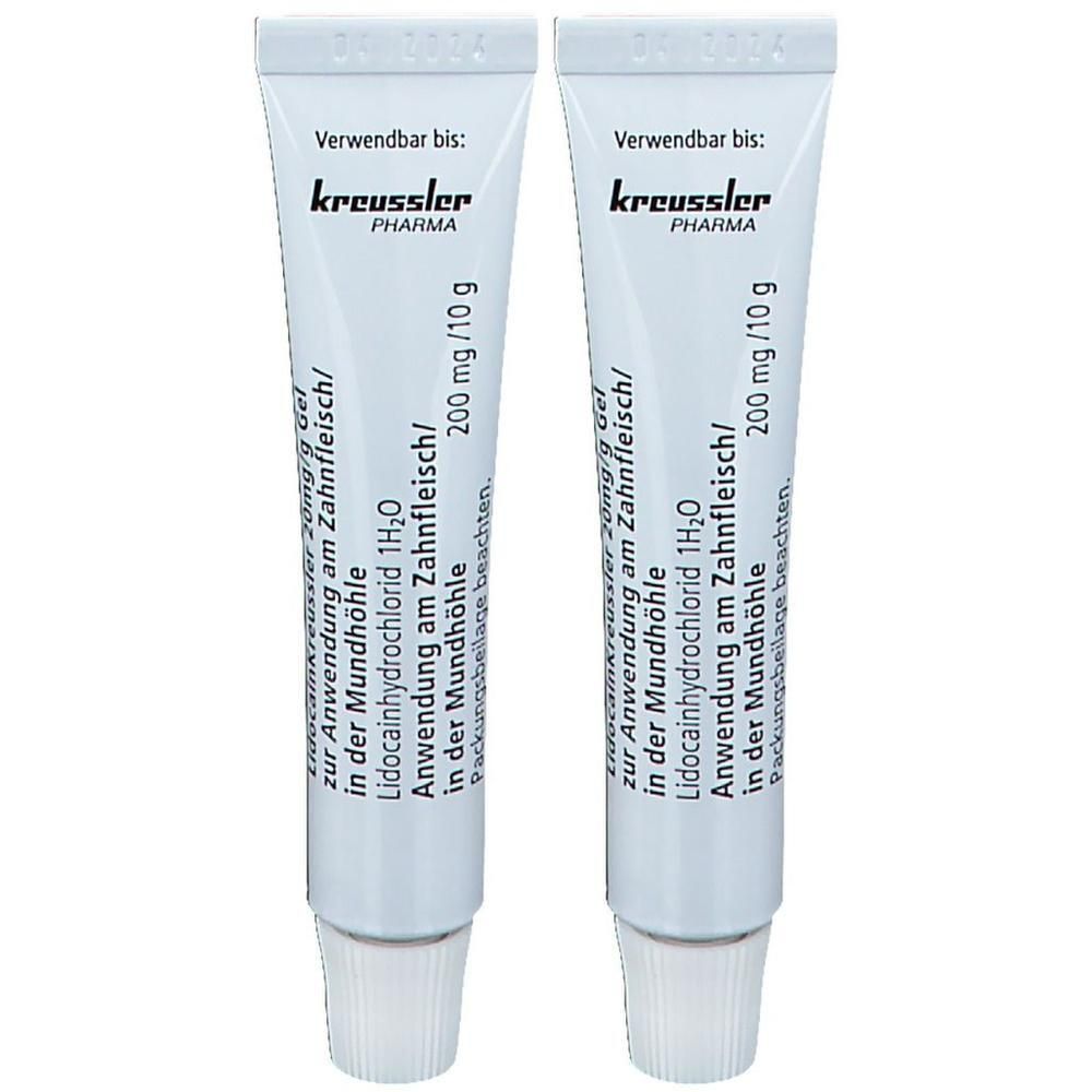 Lidocain Kreussler 20 mg/g Gel 2x 2x10 g
