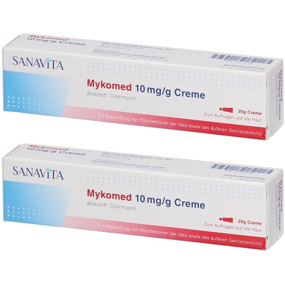 Mykomed 10 mg/g Creme 2x 2x20 g