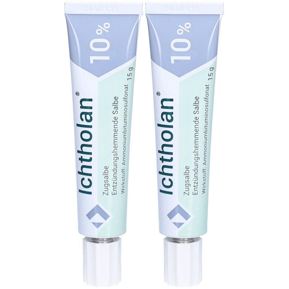 Ichtholan Zugsalbe 10% 2x 2x15 g Salbe