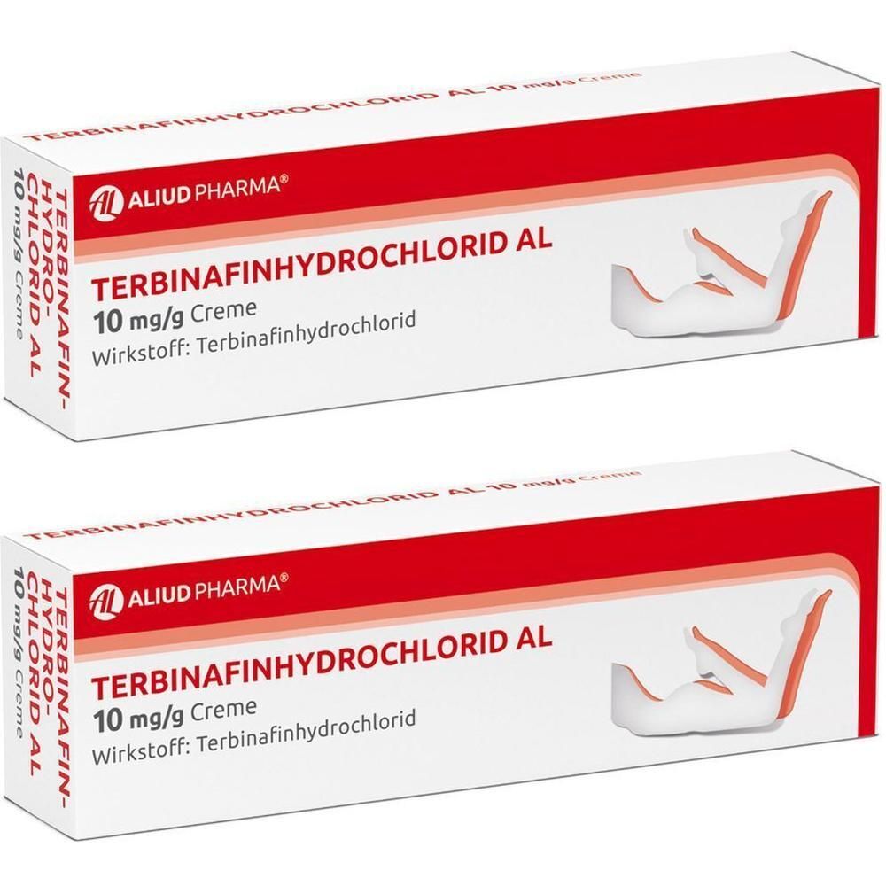 Terbinafinhydrochlorid AL 10 mg/g Creme 2x 2x15 g